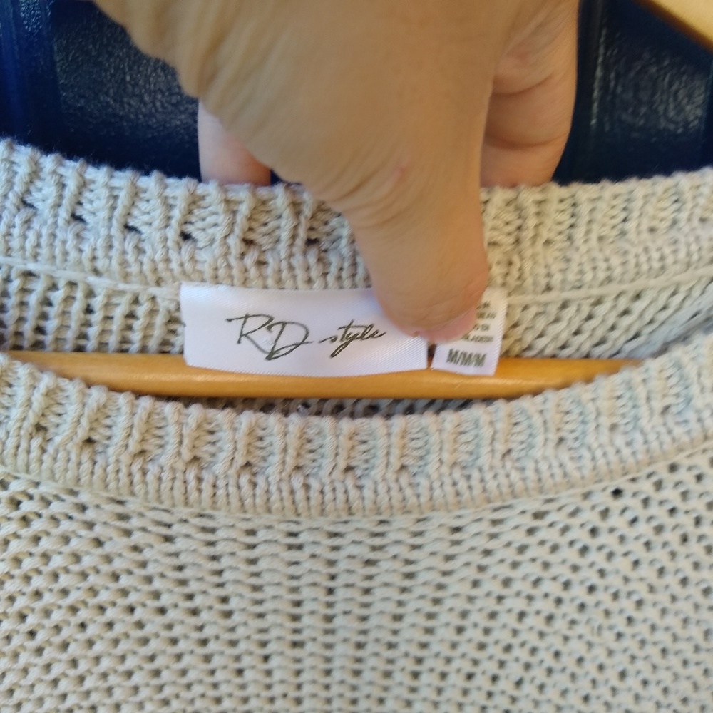 RD Style | knit open back sweater - Picture 2 of 6